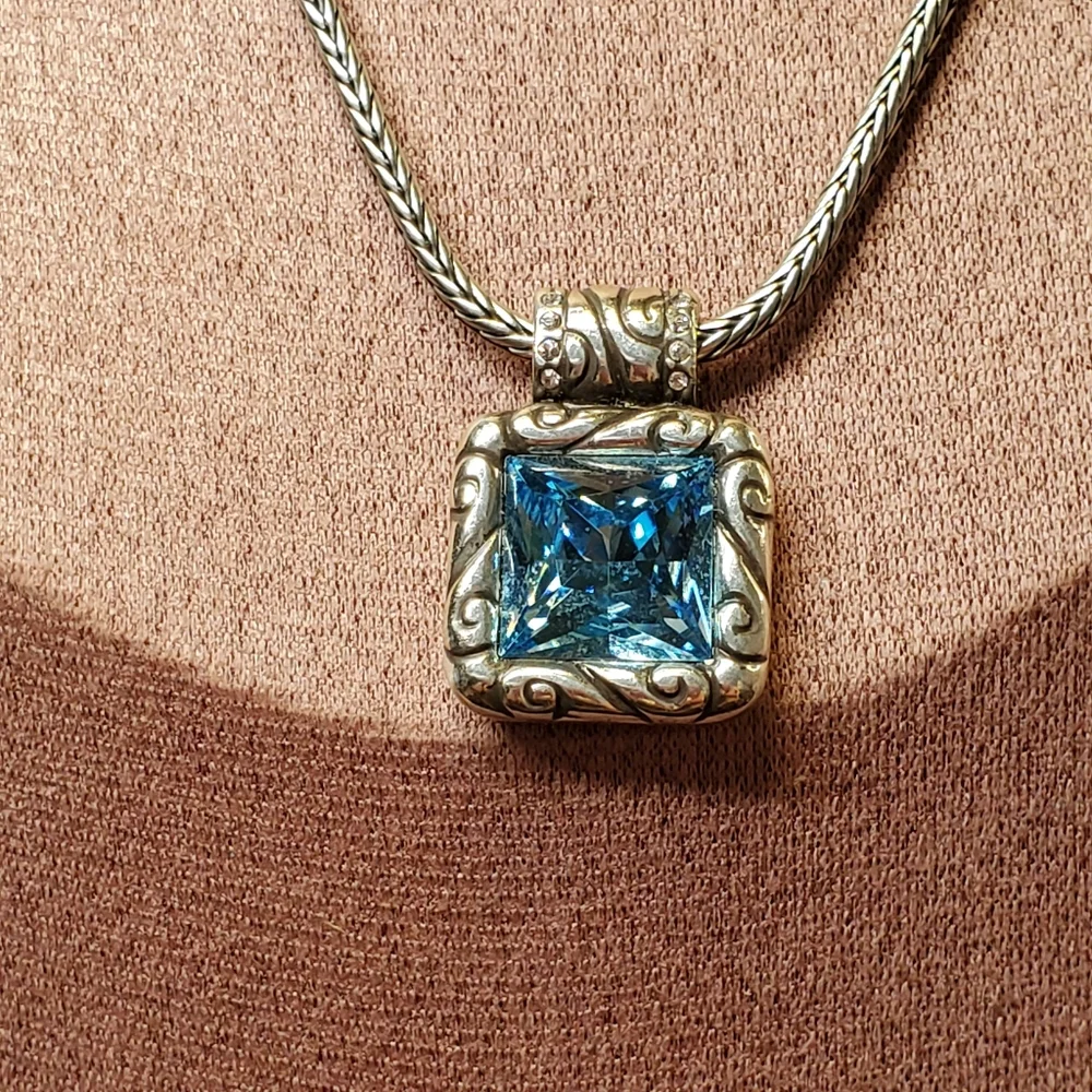 Brighton Regina Blue Stone Necklace